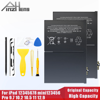 PINZHENG Tablet Battery For iPad 5 6 Air 1 A1474 A1475 A1893 For iPad Air 2 A1566 10.2 Mini 2 3 4 5 Pro 9.7 10.5 11 12.9 Battery