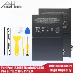 PINZHENG Tablet Battery For iPad 5 6 Air 1 A1474 A1475 A1893 For iPad Air 2 A1566 10.2 Mini 2 3 4 5 Pro 9.7 10.5 11 12.9 Battery