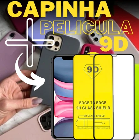 CAPINHA iP14 PLUS + PELICULA 9D