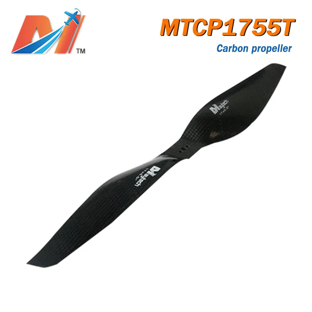 

Maytech MTCP1755T 17x5.5CW and CCW Carbon Fiber Propellers Whole-blade Blade Type for Spare Parts Photography Drones Agriculture