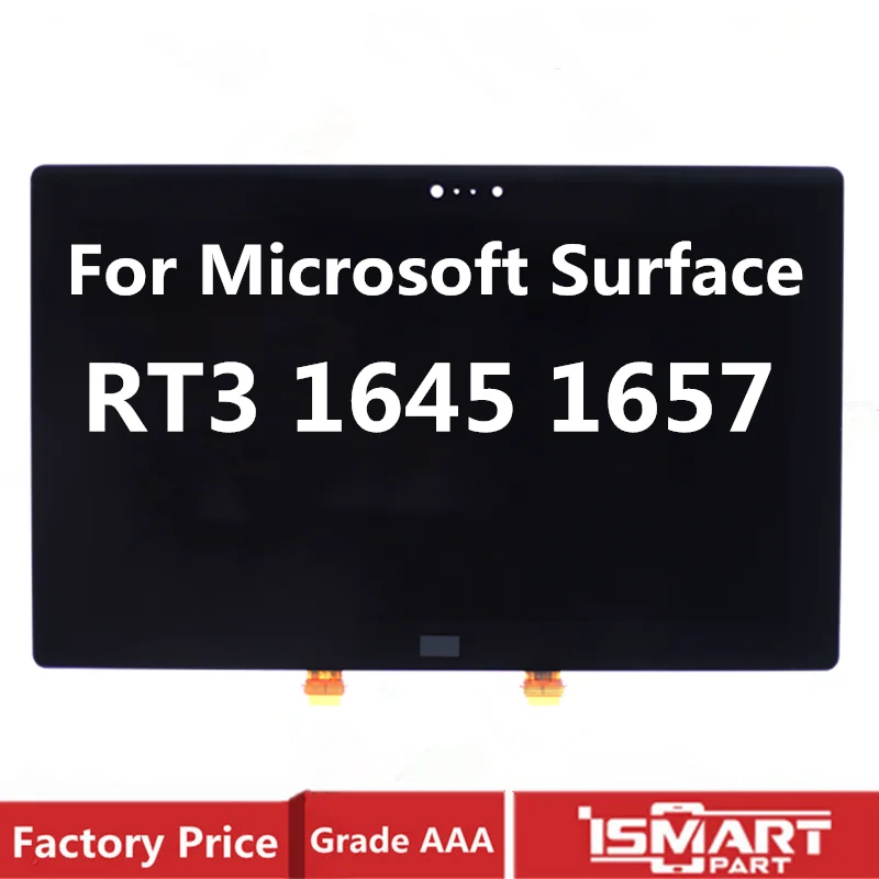 

Для Microsoft Surface 3 RT3 1645 1657, ЖК-дисплей, дигитайзер сенсорного экрана в сборе, запасные части