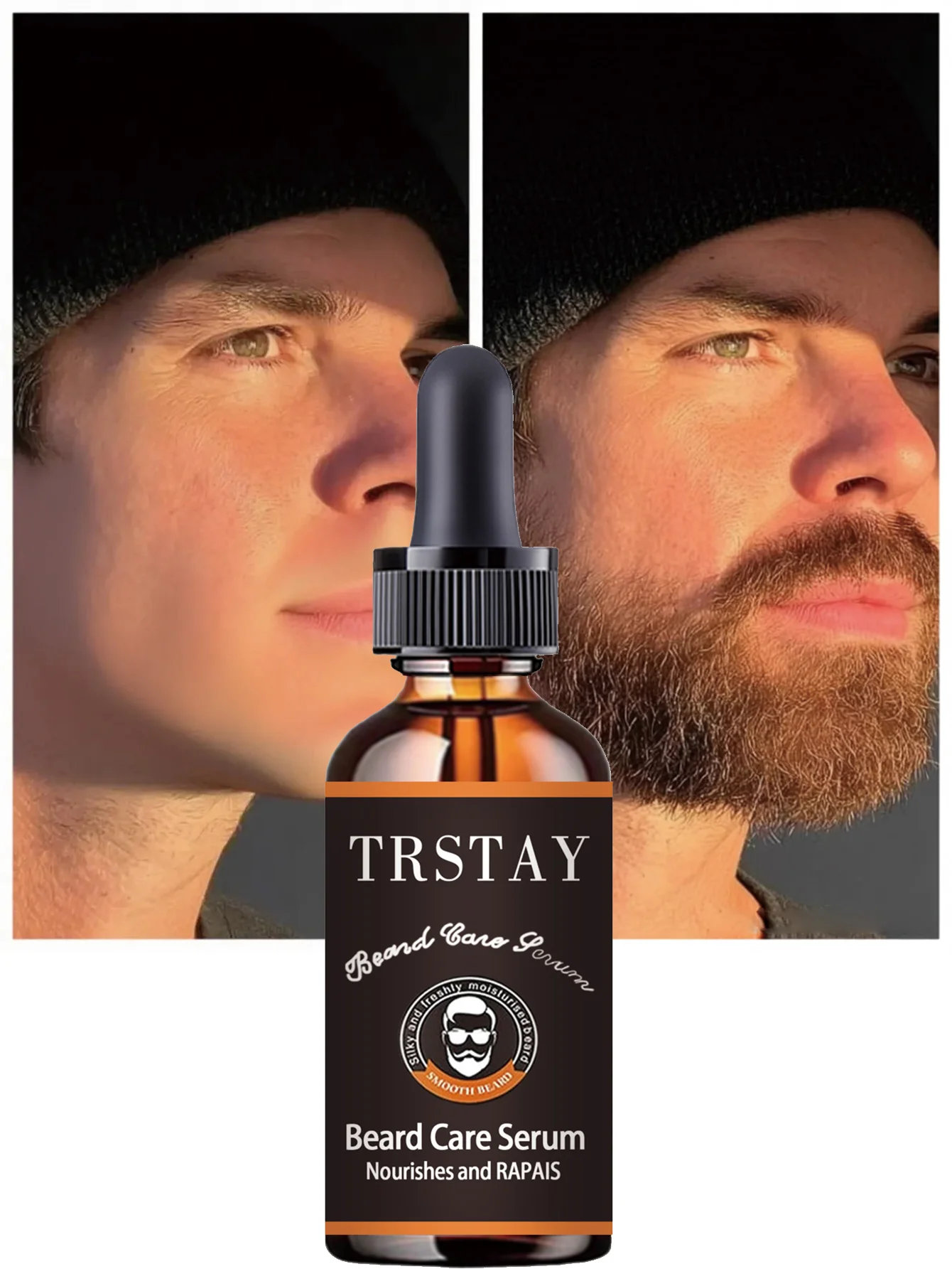 Beard essential oil for thick and fluffy beard care nourishment with multiple size options to choose from for perfect grooming r - Image 2