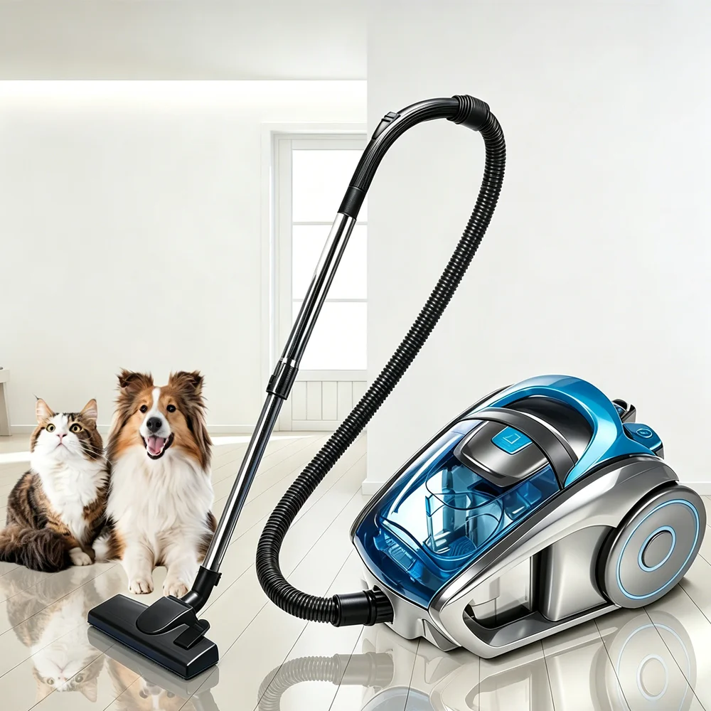 Image of 2800W 15000PA Staubsauger mit Hoher Saugleistung Handstaubsauger Smart Home Reiniger für Boden, Teppich, Sofa & Tierhaare