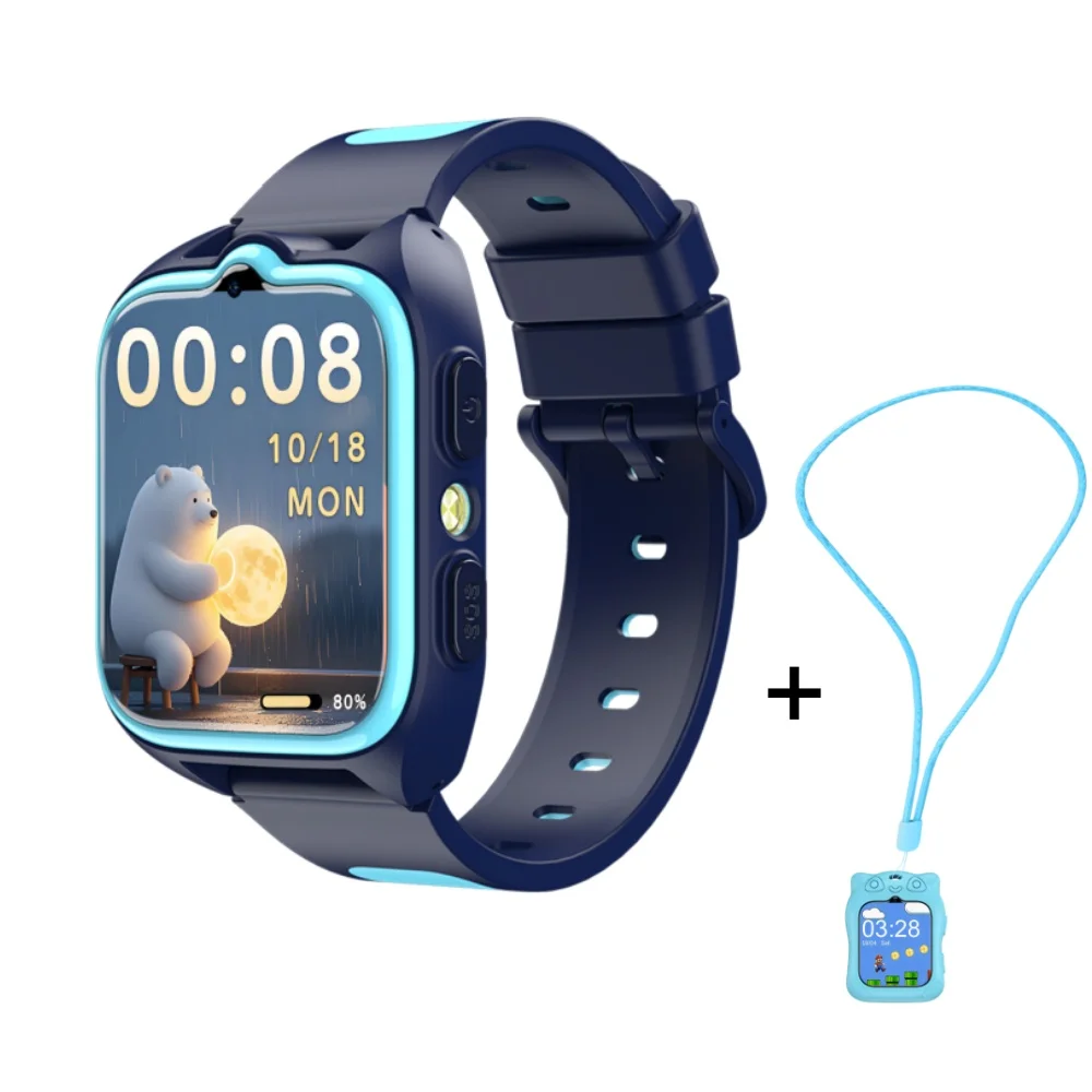 Blackview Z40 Pro 4G Kinder-Smartwatch Videoanruf GPS-Ortung 850mAh Akku Kinder-Telefonuhr Sprachchat Smartwatch