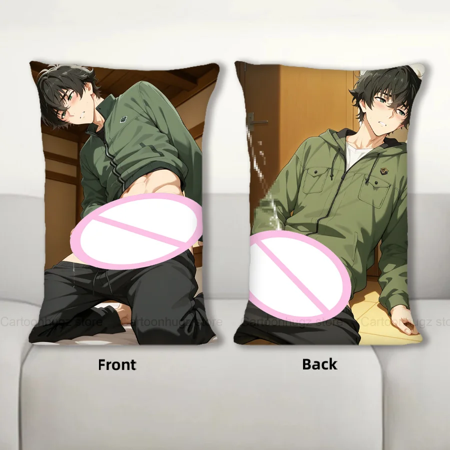 

Dakimakura Anime Naofumi Iwatani Pillow Cover Sofa Cushion Double-side Print Throw Pillow Case 40X60cm