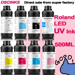 LED UV Ink for Roland LEF-200 LEF-12 LEF-12i LEF-20 LEJ-640 LEJ-640FT LEC-300 LEC-330 LEC-540 Printers UV Printing Ink Hard Soft