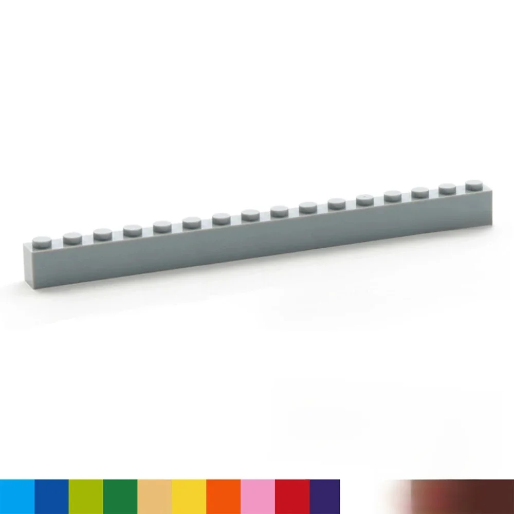 10PCS DIY Bausteine 1x16 Punkte Dicke Zahlen Bricks Pädagogisches Kreative Größe Kompatibel Mit Marken Spielzeug für Kinder 2465
