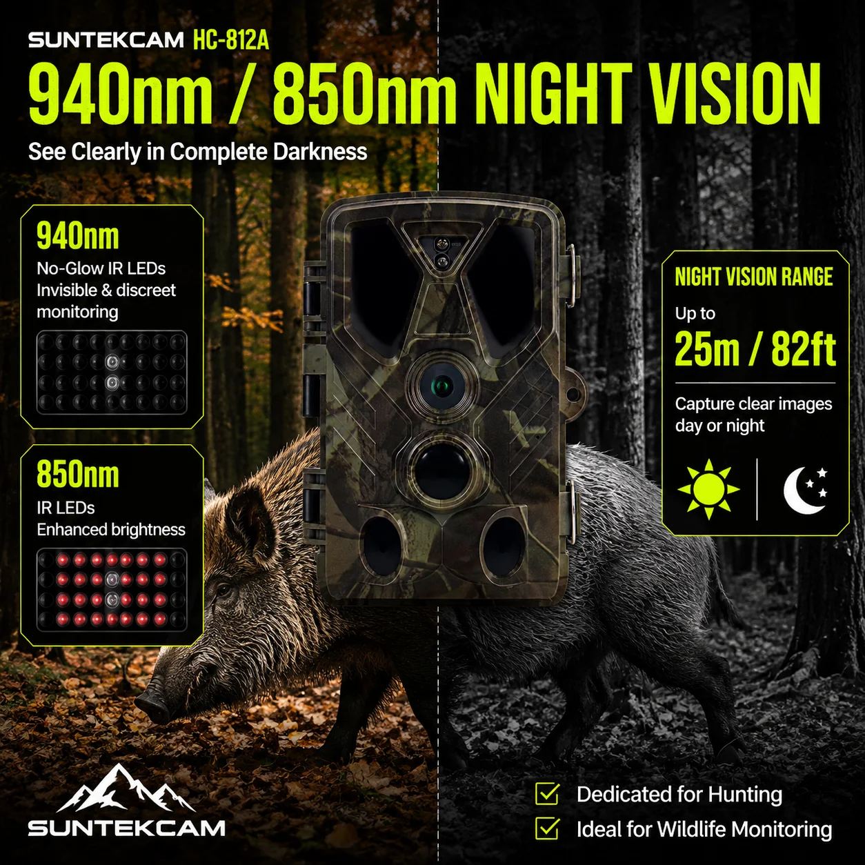 Câmera de vida selvagem ao ar - Outdoor Hunting Video Camera avaliação e preço