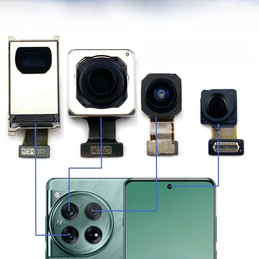 Moduł tylnej kamery przedniej do Oneplus 12 Oryginalny tylny peryskop Teleobiektyw Ultrawide Camera Assembly Flex — 2