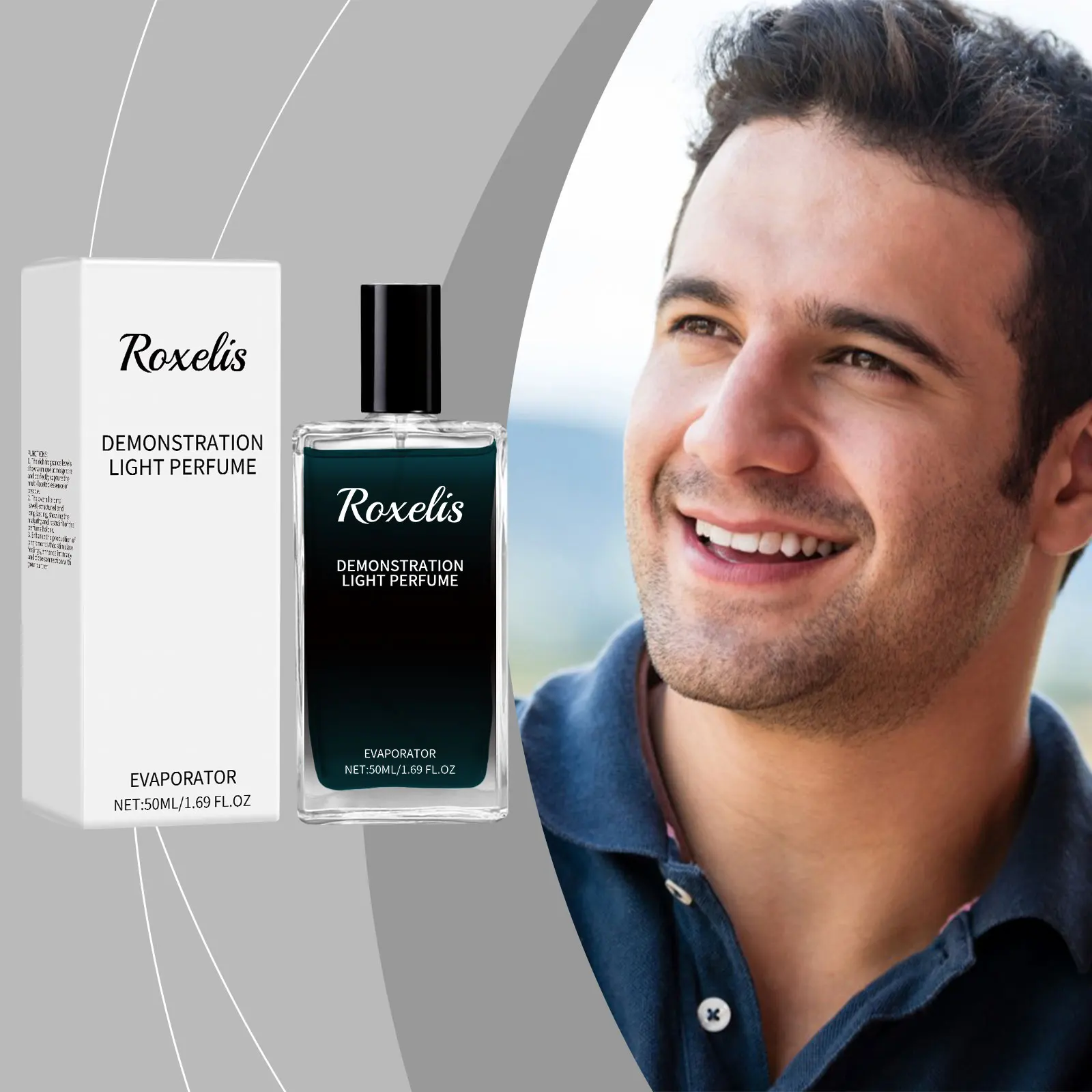 Roxelis masculino gulong saliva perfume deixar fragrância no pulso atrás da orelha fragrância duradoura, charme masculino, eau de toilette fresca