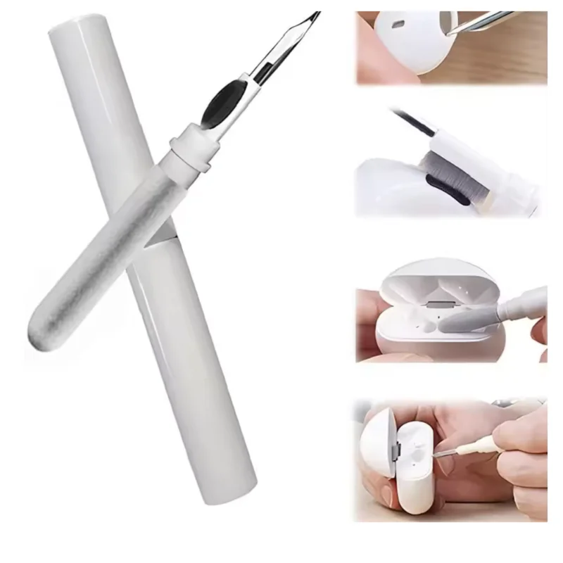 2PCS Cleaning Tool for Bluetooth Earphone For Airpods Pro 1 2 3 Earbuds Case Cleaning Pen Bursh Pen for Samsung Xiaomi Huawei
