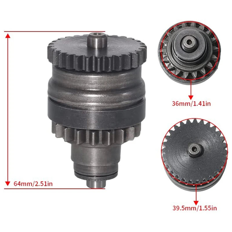 Husqvarna 오토바이 오프로드용 전기 엔진 부품 스타터 및 벤딕스 세트, OEM:55140001100 55140026400 모터 시동 Moric