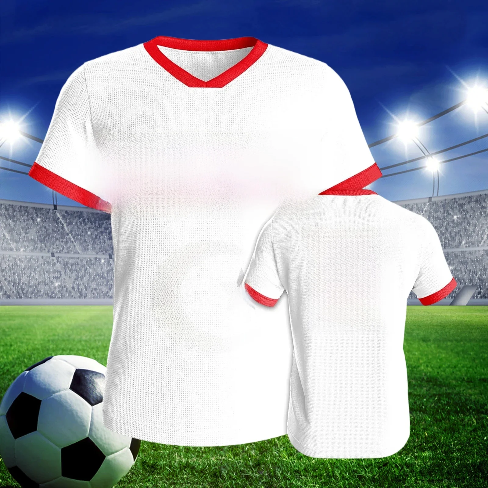 Custom Turkije Voetbal Jersey Mannen Vrouwen Voetbal Shirt Gepersonaliseerde Naam Nummer Sportkleding Jeugd Voetbal Uniform Tenue Voor Fans - afbeelding 2