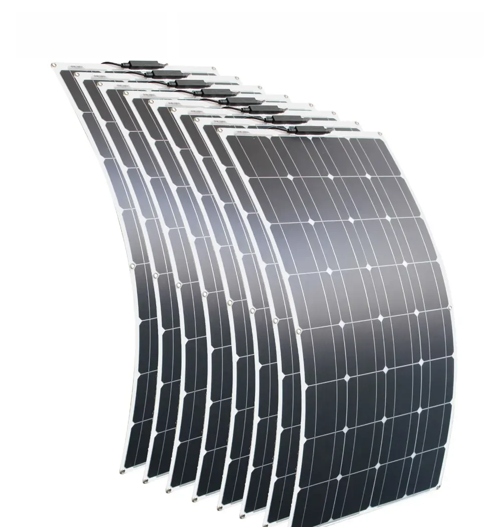 DGSUNLIGHT 100W 200W 12V Tragbares Flexibles Solarpanel 18V 800W Plattenzellen Monokristallines Silizium