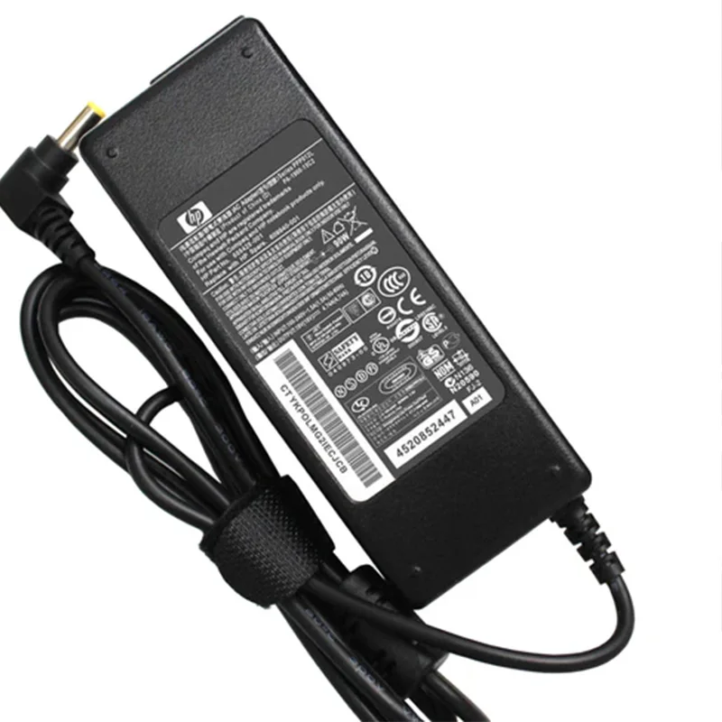 HP 19V 4.74A 90W 100% Original AC Power Adapter Laptop Charger for HP/Compaq Notebook PC 8000 Series, 5.5*2.5mm