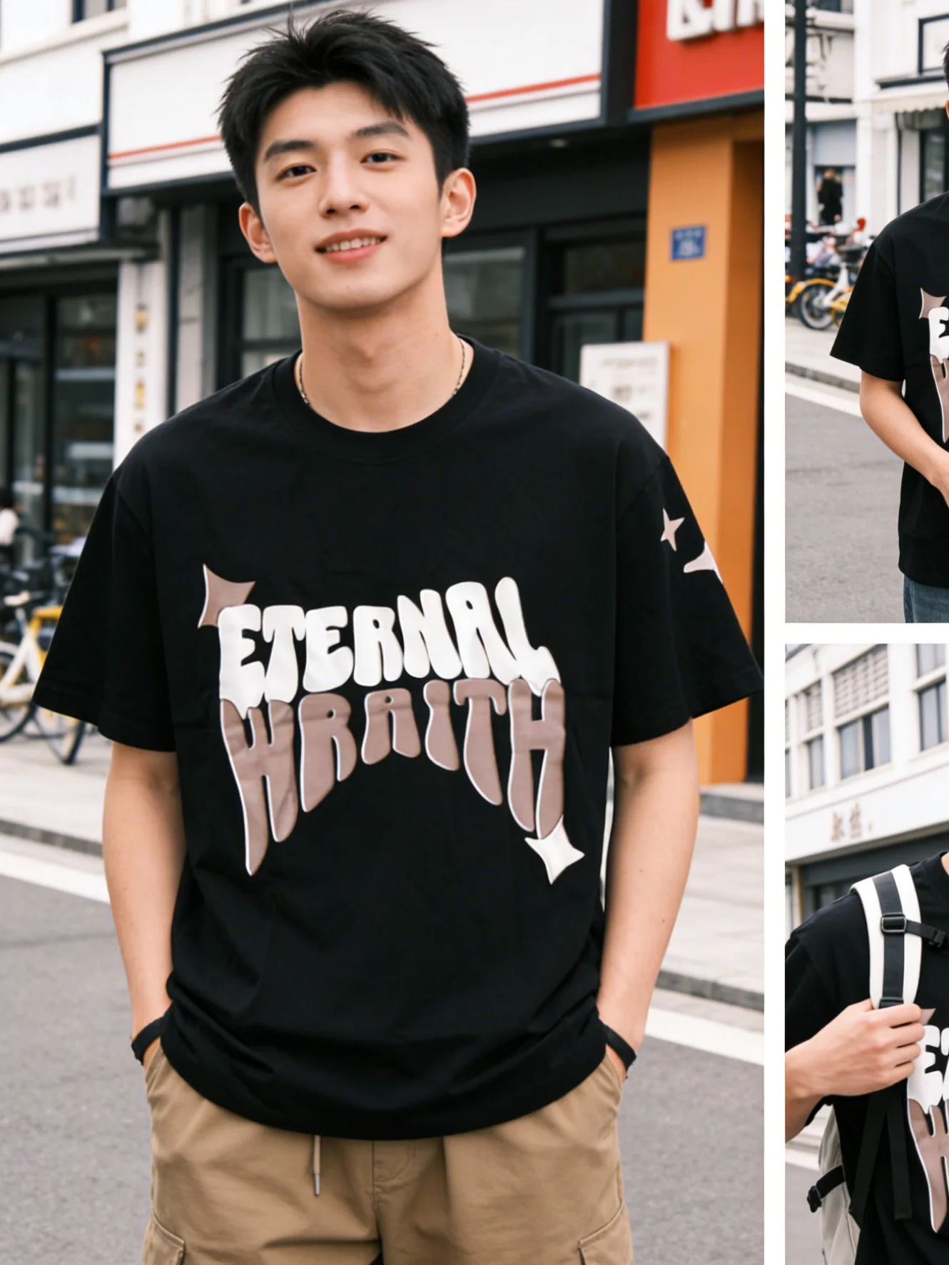 

Высококачественная футболка с коротким рукавом и 3D-принтом из пенополиуретана