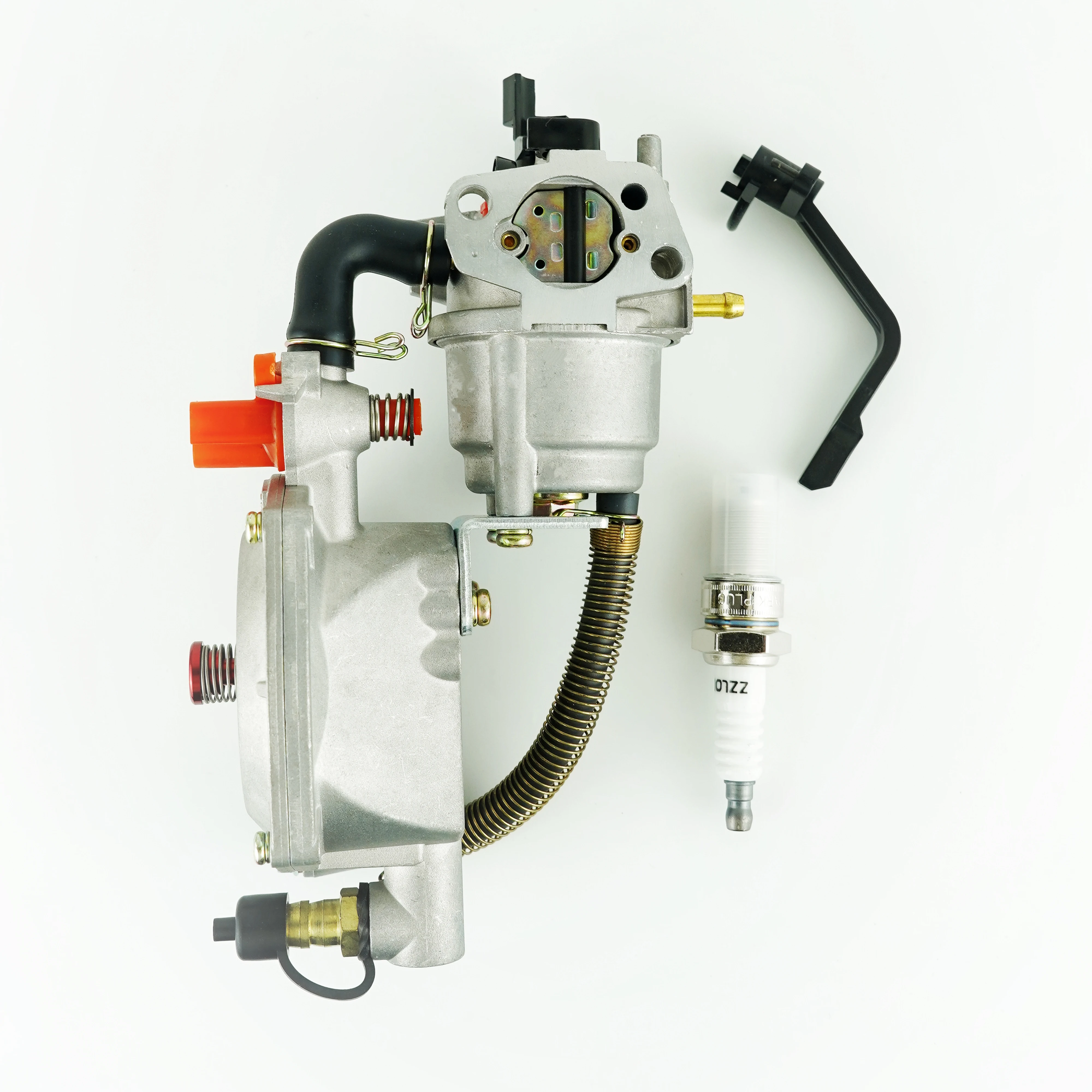168 170 Dual-Fuel-Generator-Vergaser LPG NG Vergaser 3-5KW Dual-Fuel-Vergaser mit Zündkerze
