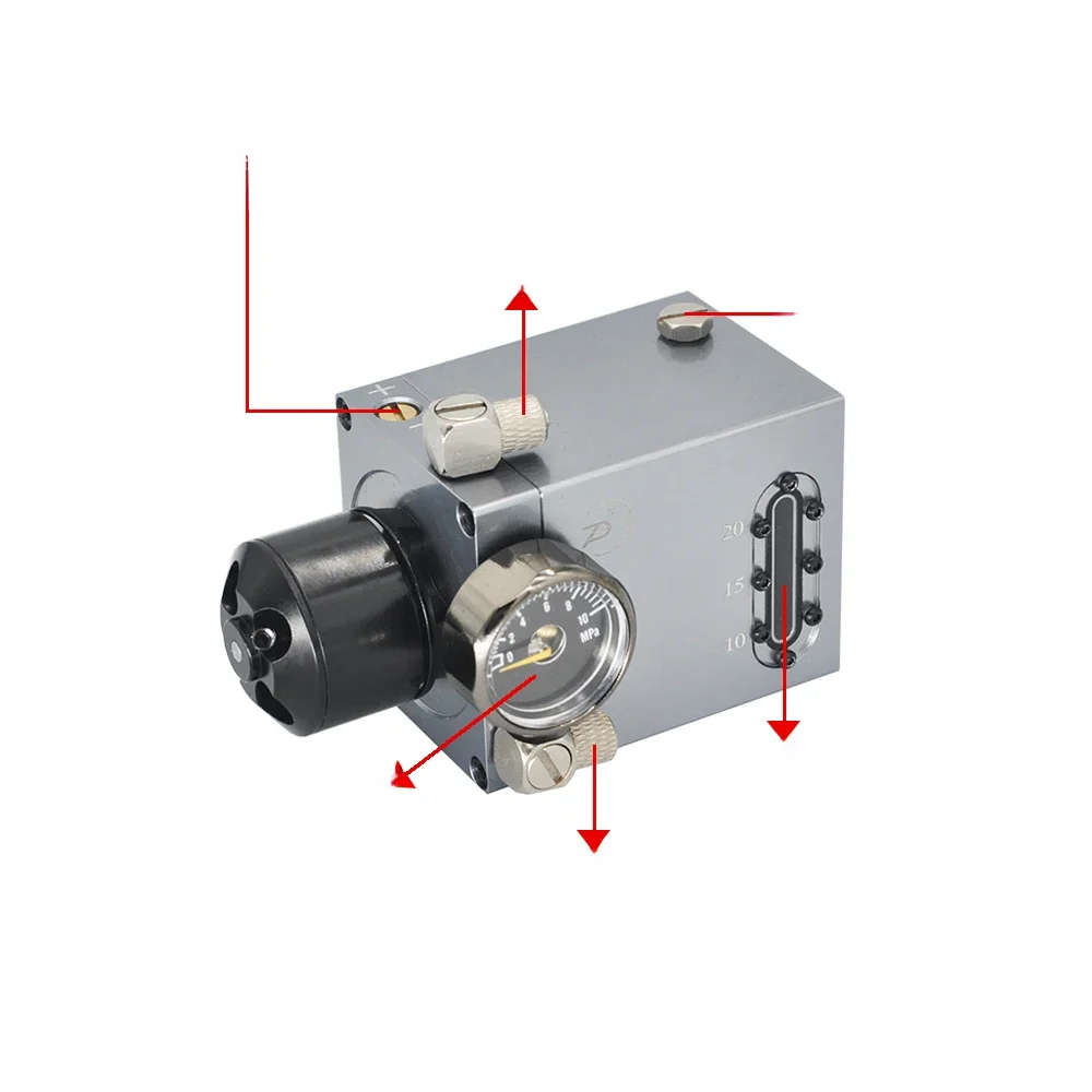 Hydraulische Geïntegreerde 6mpa Pomp Met 60Ml Olietank Voor Het Upgraden Van Rc Graafmachine Lader Hydraulische Omzetting Lesu Jdm Kabolite Model - afbeelding 2