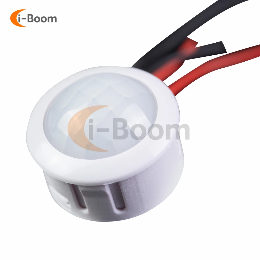 Non Adjustable Delay Light Switch DC 12V 24V AC 110V-240V Mini Home Light Sensor LED PIR Infrared Motion Sensor Switch