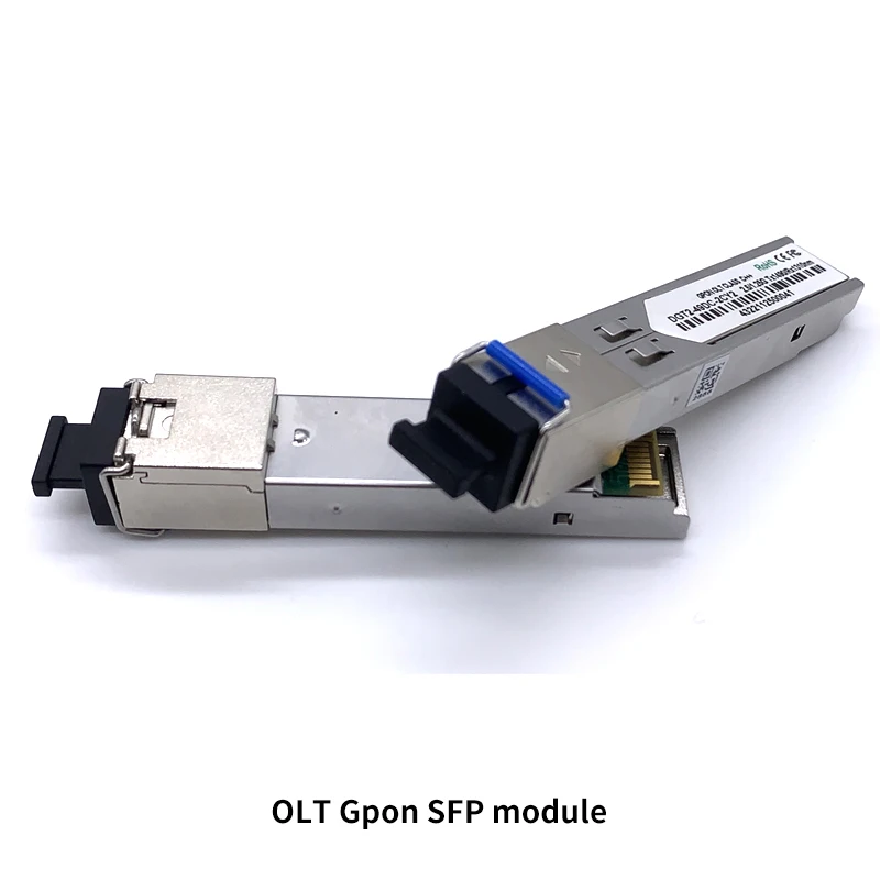 

Optical Fiber Module, SC, GPON, OLT, SFP, Tx1490, Rx1310nm, 1.25G, 2.5G C +++, OLT Equipment Compatible BDCOM, FTTH 9db, 8db