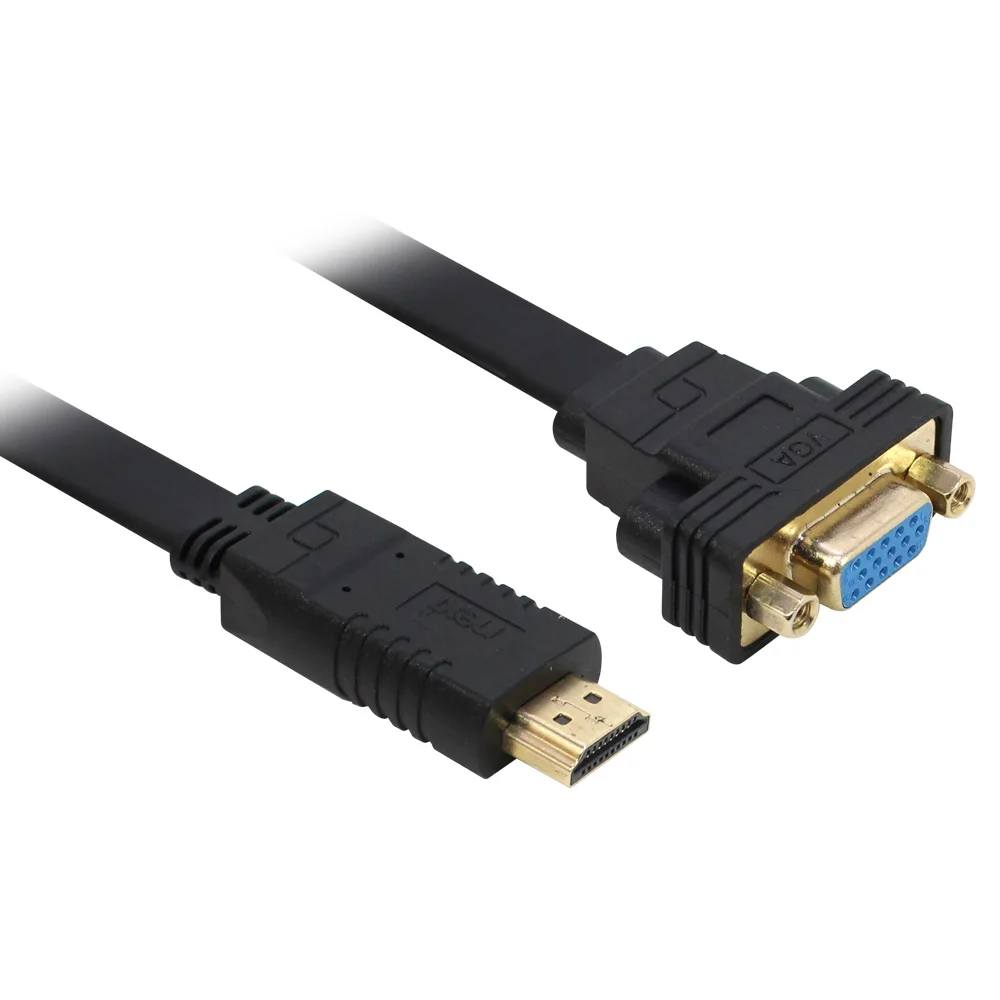 Nexie HDMI to VGA Converter Convert Gender Flat type