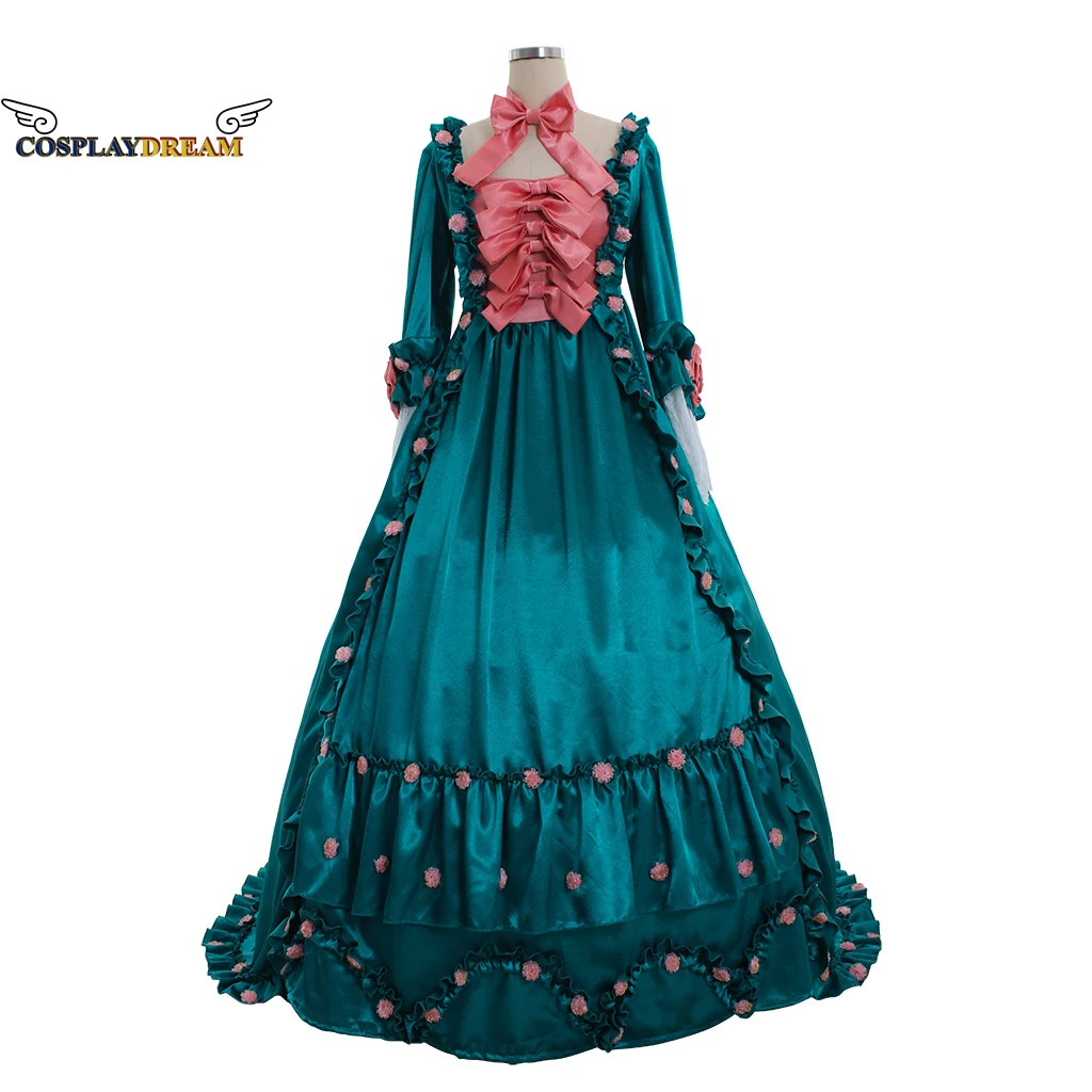 

18th Century Europ Rococo Ball Gown Dress Women Marie Antoinette Baroque Ball Gown Medieval Historical Halloween Victorian Dress