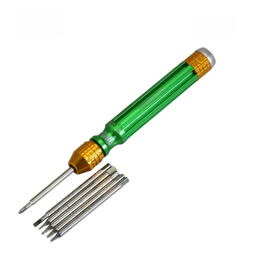 BST-889 6 in 1 Magnetic Screwdriver For iPhone Repair Tools 2.0 Y Tip 1.2 5-Point T2 T5 T6 1.5 Phillips Cross Screwdriver