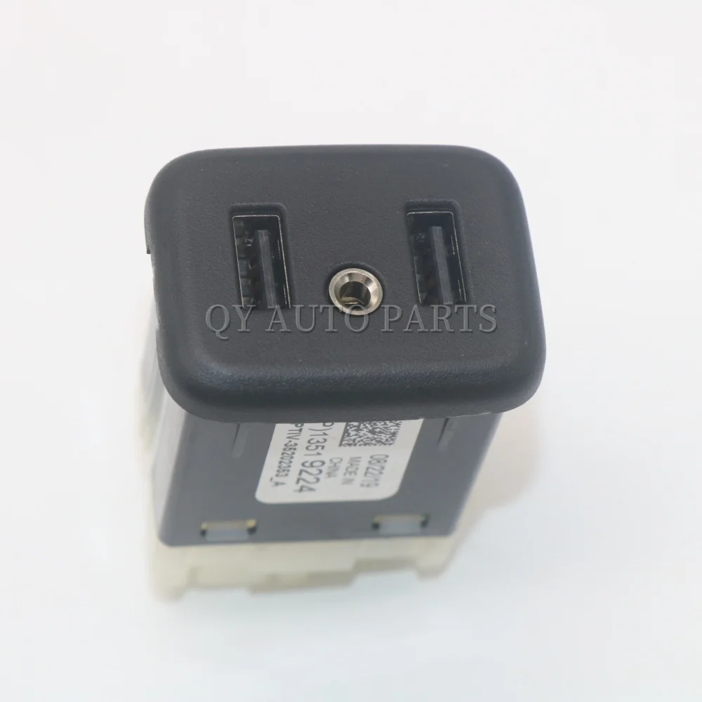 

13519224 13509942 13510854 Audio Player and Dual USB Receptacle for Buick Encore Chevrolet Camaro Bolt EV GMC Canyon Sierra 1500
