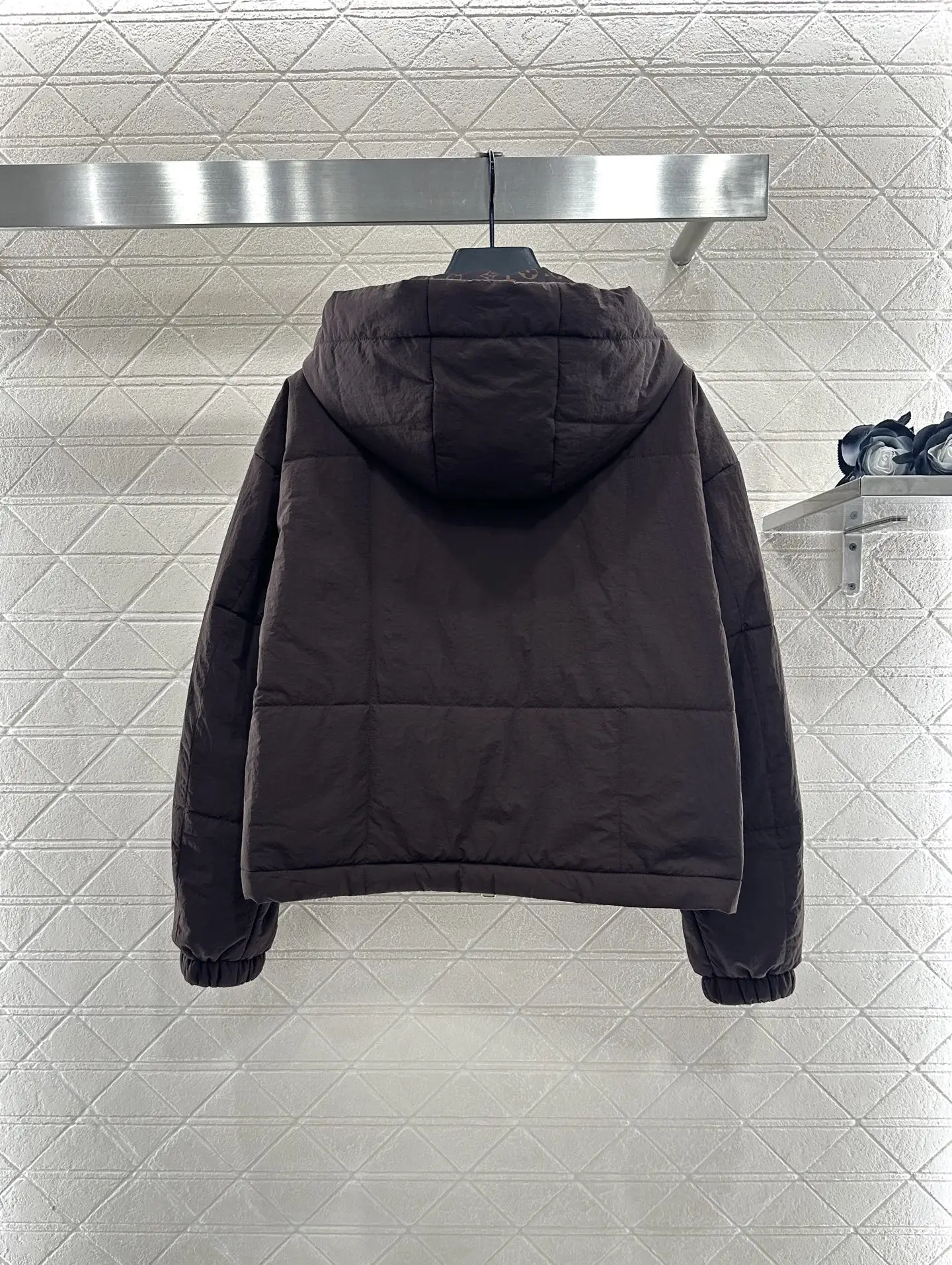 

2025 женская хлопковая куртка с капюшоном и длинными рукавами, свободная посадка, универсальная повседневная утягивающая куртка 43