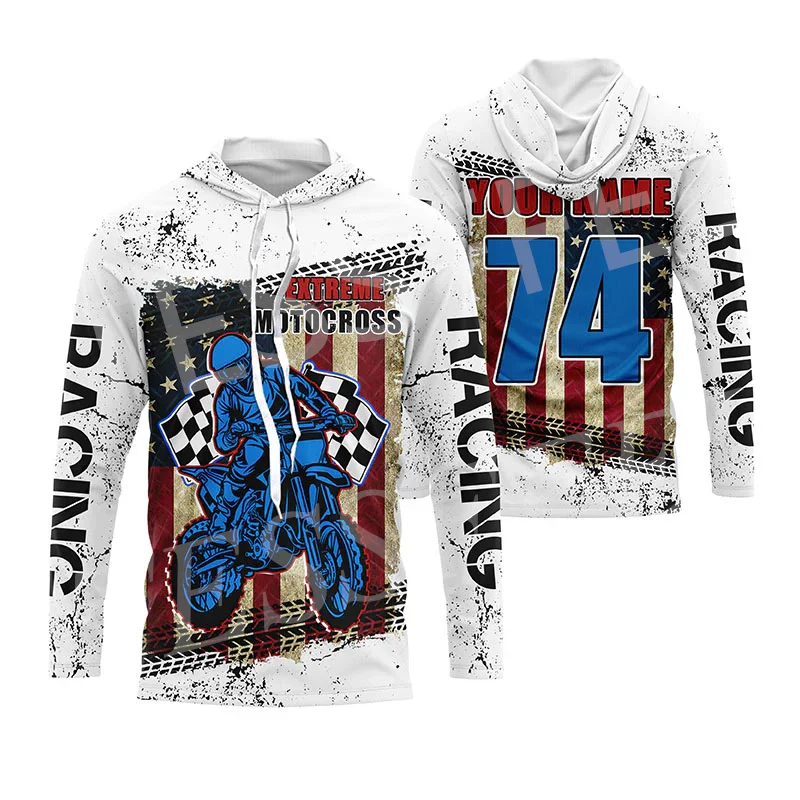 Custom Name Extreme Motorcycle Racing Bike Camo Tattoo Vintage Retro Tracksuit 3DPrint Pullover Harajuku Jacket Funny Hoodies 10