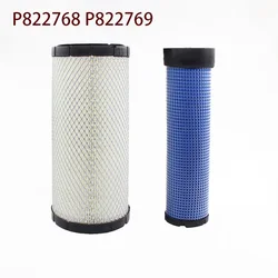 Air Filter Set Compatible for P822768 P822769 6666333 6666334 RE68048 RE68049 R140142270 R20142280 AF25436 AF25497 46489 46490