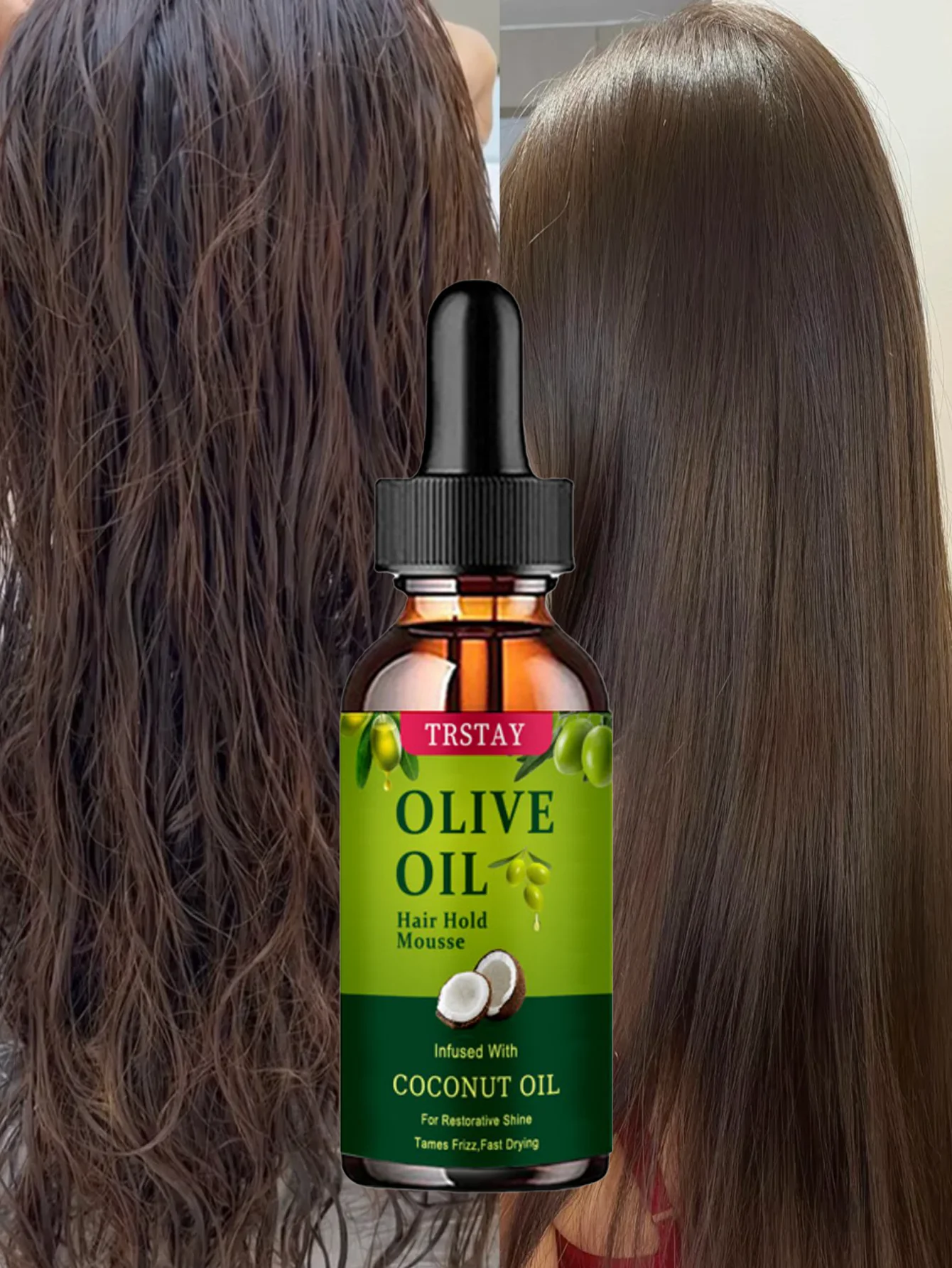 Moisturizing Curly Hair Treatment Oil with Deep Repair Essence Instantly Revitalizes Adds Luster and Re Glow for Silken Soft Hyd
