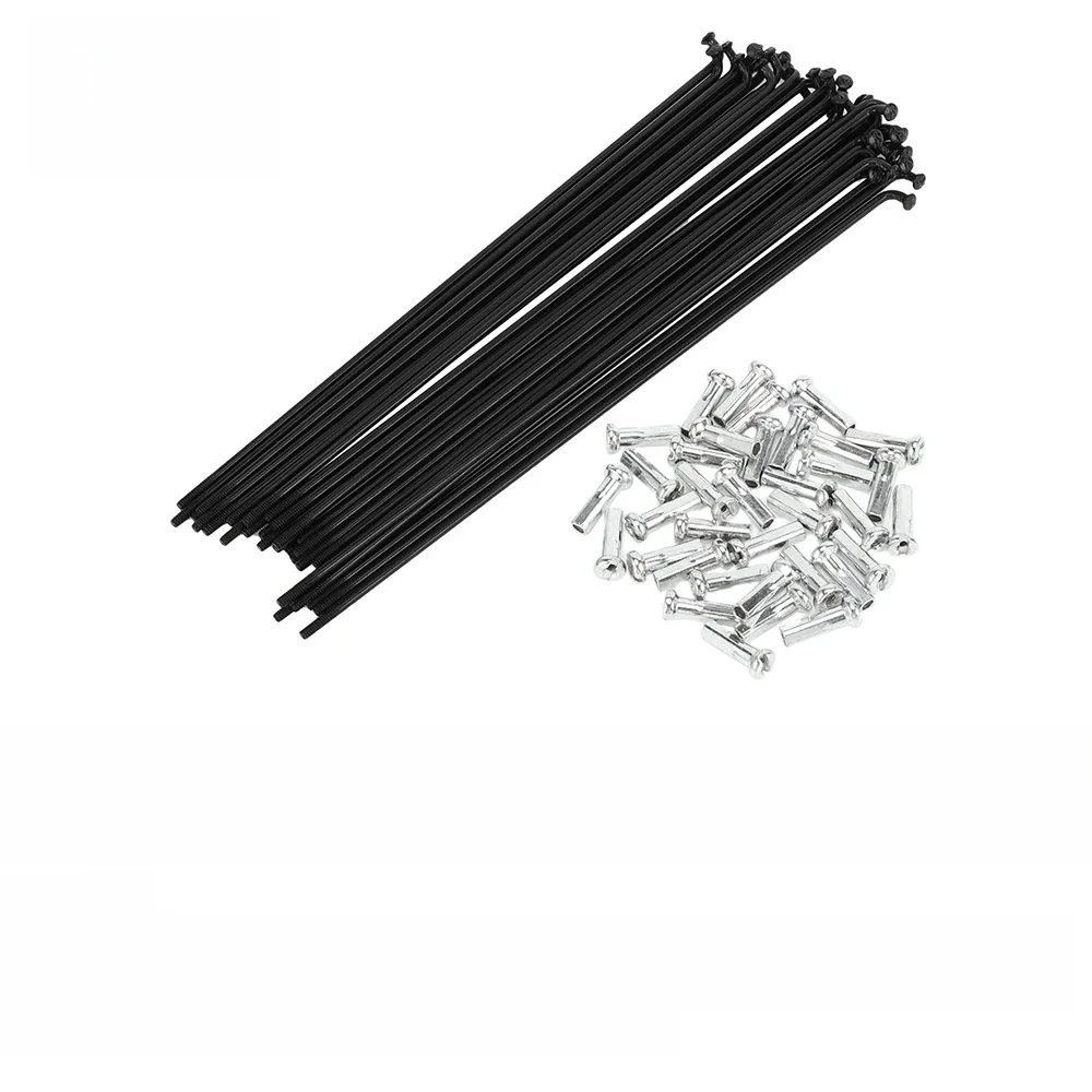 AliExpress X Autohaux X autohaux Bicycle Spokes Bike Wheel Spokes 14G 67mm 72mm 76mm 80mm 83mm 87mm 90mm 94mm 100mm 104mm 107mm Length Carbon Steel
