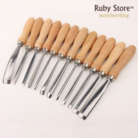 12PCS Woodcarving Chisel Tool Set With Tool Rolls