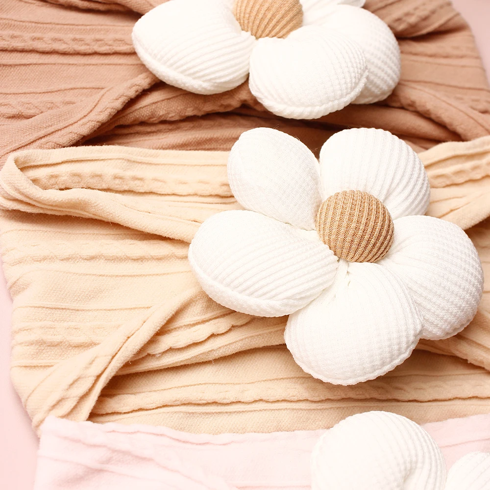 4pcs Ultra - Soft Nylon Baby Headbands with Charming Bow - Ideal for Newborns & Toddlers, All - Season Fashion Hair Accessories
