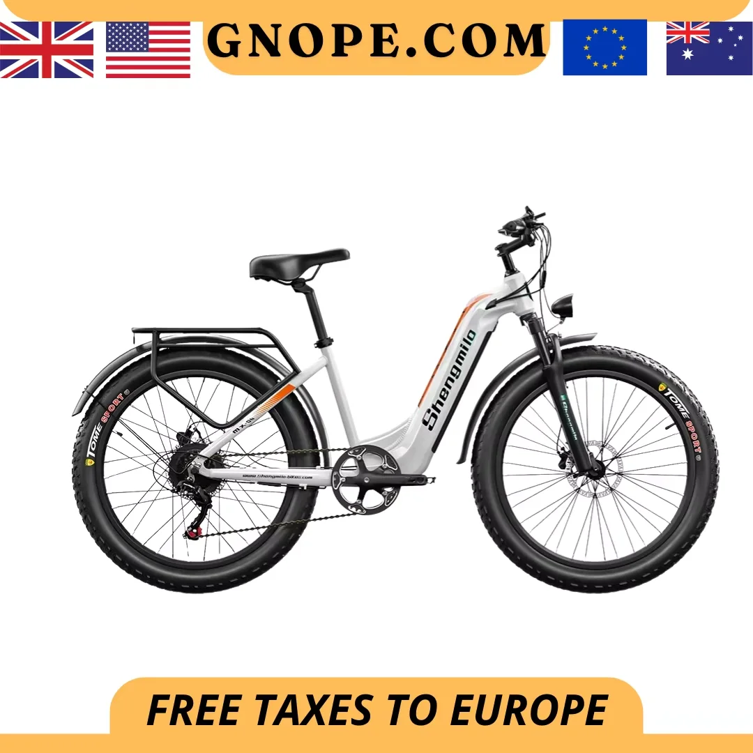 Shengmilo-Vélo électrique de ville MX06 de 1000W pour adulte, bicyclette urbaine de 26 pouces, batterie de 48V 17,5 Ah