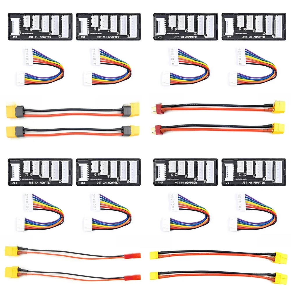 Câble de chargement de prise XT60/XT30/EC5/T + 2 panneaux d'équilibre JST-XH pour ISDT D2 P10 P20 Hota D6 P6, kit d'outils RC M6D, 2 pièces