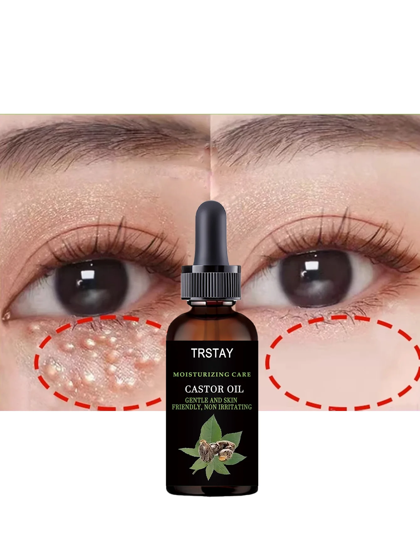 Moisturizing Eye Essence Lightweight Non Greasy Brightens Under Eye Area All Skin Types Quick Absorption Deeply Nourishes Reduce - Image 2