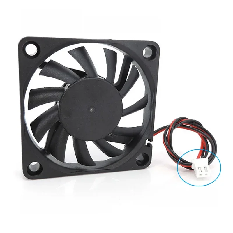 6010 6cm 60mm DC 5v 12V 24V Wentylator chłodzący bezszczotkowy do części drukarki 3D Reprap Chłodnica DC 60x60x10mm Wentylator plastikowy 6cm — zdjęcie produktu 7