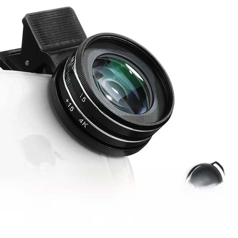 37MM 15X Obiektyw makro 4K HD Profesjonalna fotografia Obiektyw aparatu telefonicznego do rzęs Biżuteria diamentowa 30X Obiektyw makro do smartfona — zdjęcie produktu 7