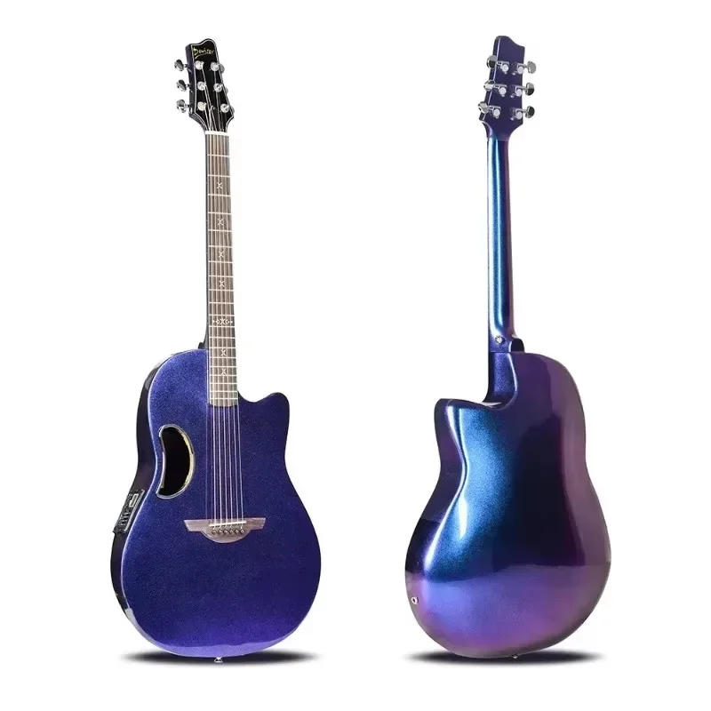 Carbon Gitaar Vezel Sparren Single Board Elektrische Gitaar Smart 41 "Intelligent Snaarinstrument Draagbare Professionele Begeleiden - afbeelding 2