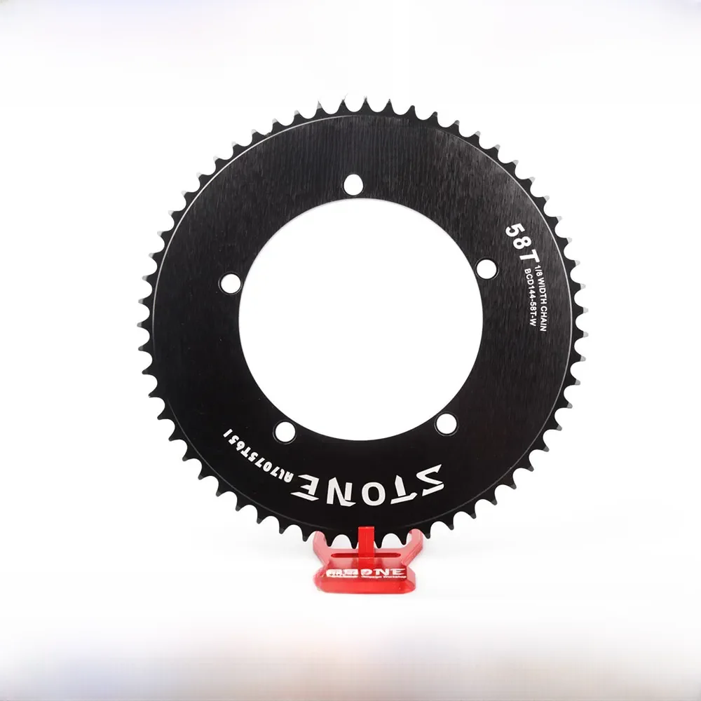 AliExpress Stone 144 BCD chainring fixed gear track fixie bike Round single 42T 46T 48T 50T 52t 54 58t 60t