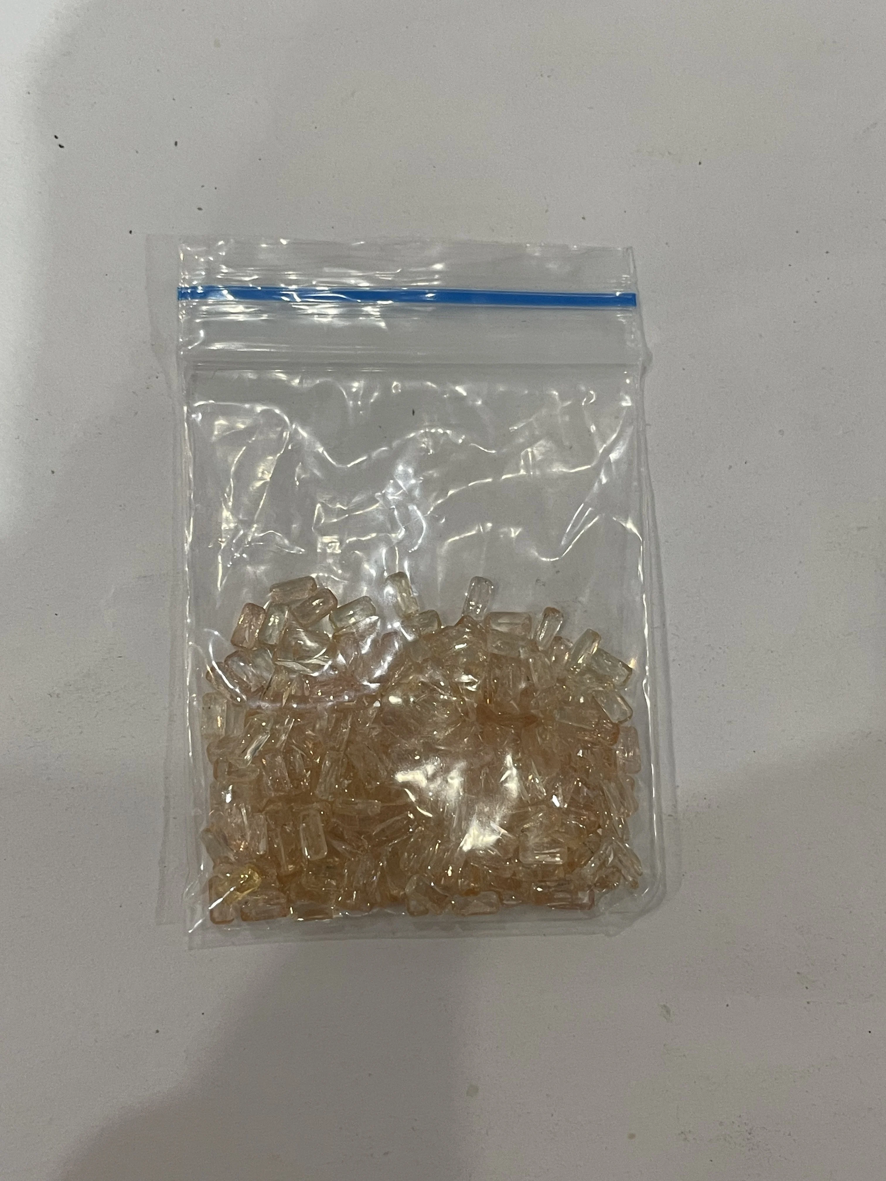 Laboratory grown gemstone yellow gemstone sample 2mm-3mm color synthetic gemstone suitable for sample color matching