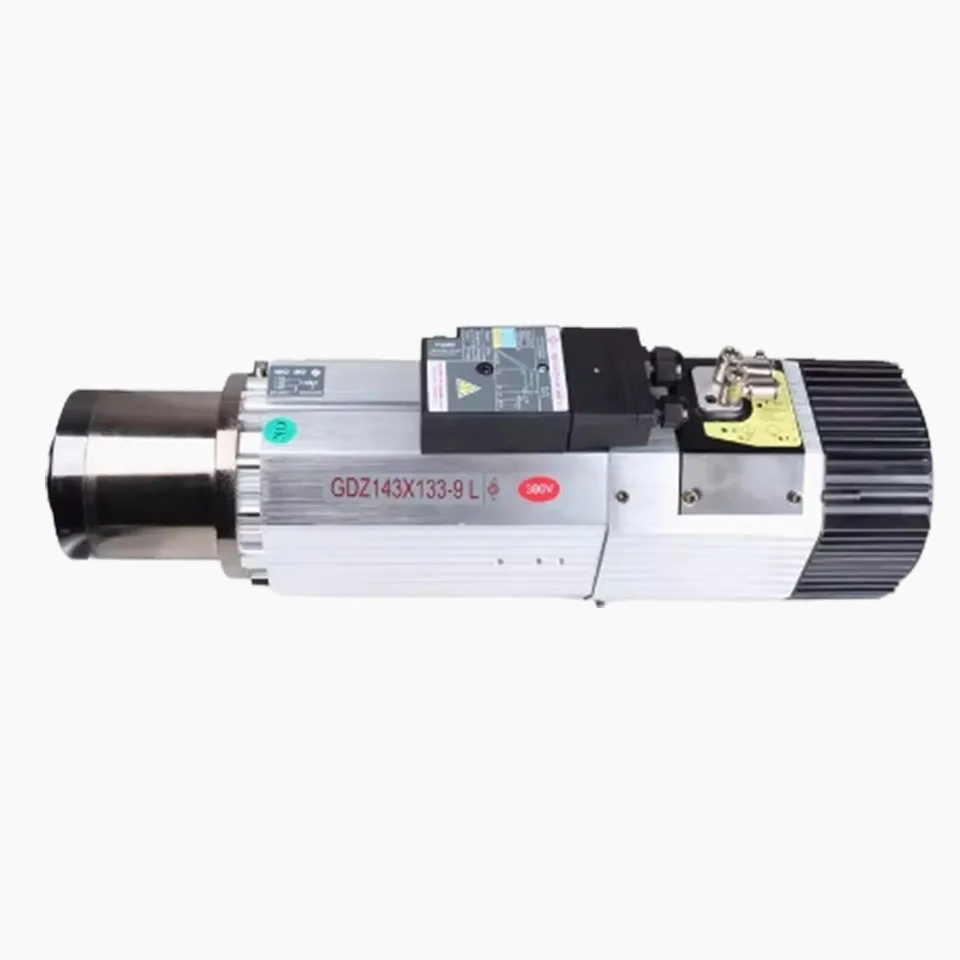 Automatic Tool Change Spindle Iso30 Tool Handle Engraving Machine Spindle Inline Tool Change Cnc 9kw Tool Change Spindle