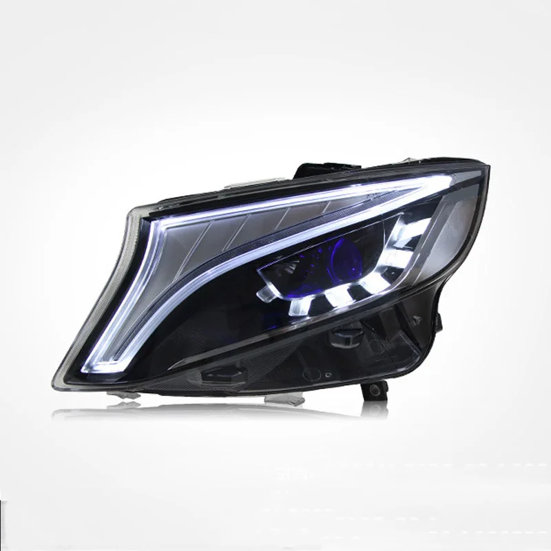 

Car Modified Accessories Front Lamp Daytime Running Light For Benz Vito Headlight Assembly Streamer Dynamic Turn Signal Indictor