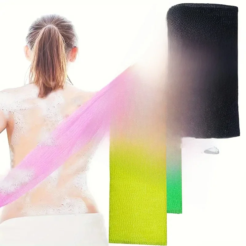Gant de toilette en maille double face, 6 couleurs, serviette de gIslande exquise pour le corps, luffa, gIslande efficace du dos, peau AlexSmooth