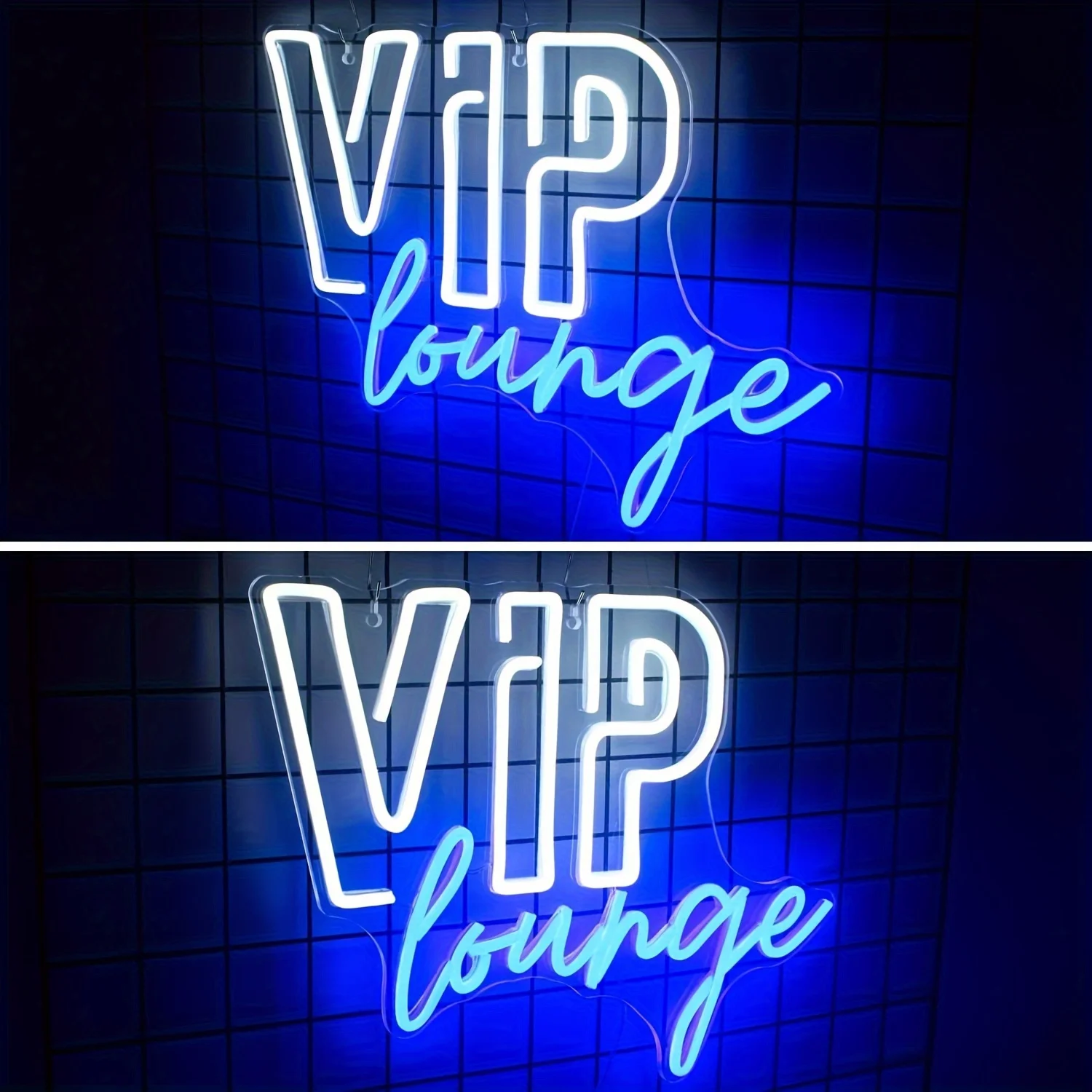 VIP Lounge Neon Wall Decoration, Dimmable Switch USB Power Supply, Suitable for Room Office Hotel Cafe Birthday Party