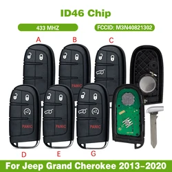 Rynek wtórny FCC:M3N40821302 inteligentny klucz bezkluczykowy do jeepa Grand Cherokee 2013-2018 Dodge Journey wyzwanie 433MHz Chip kluczyk do samochodu