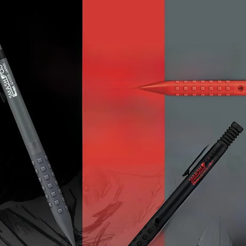 Japan Pentel Premium SMASH metalowy ołówek automatyczny, Q1005 odporna na złamania ołów 0.3mm/0.5mm lapiseira profesjonalny rysunek i projekt — zdjęcie produktu 7