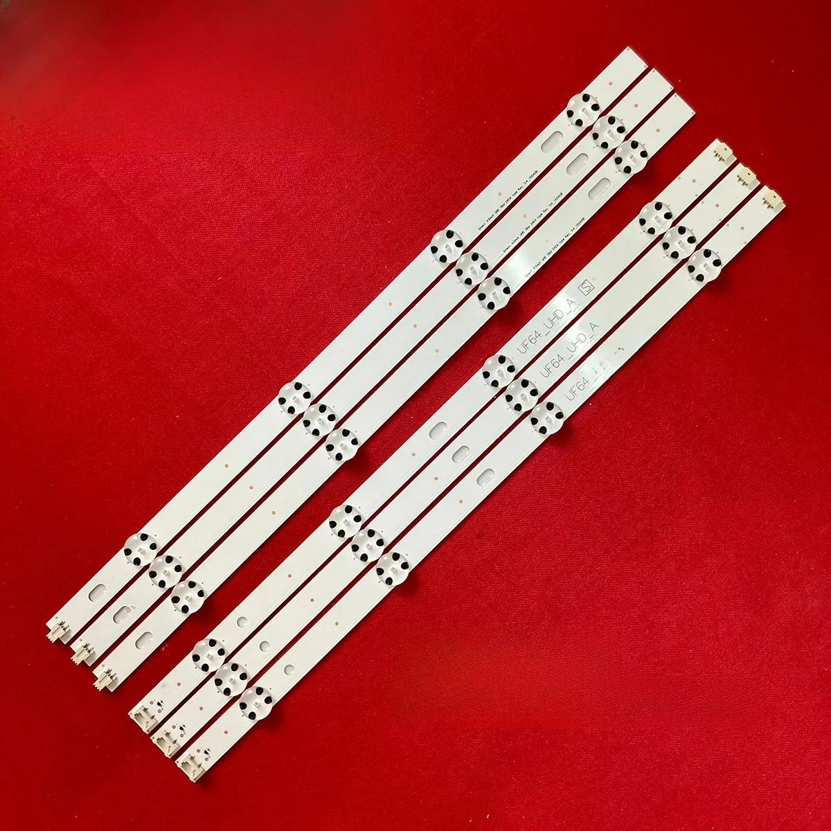 Bande de rétro-éclairage LED 8LED, 3 pièces, pour UF64_UHD_A HC430DGN-SLNX1 43UF6409 43UF6400 43UF640V 43UF6407 43UH610V 43UH619V 43UH603V